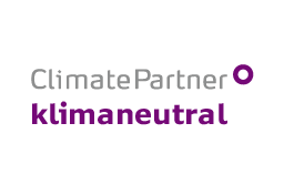 Logo: ClimatePartner klimaneutral