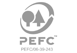 PEFC Logo in Grau