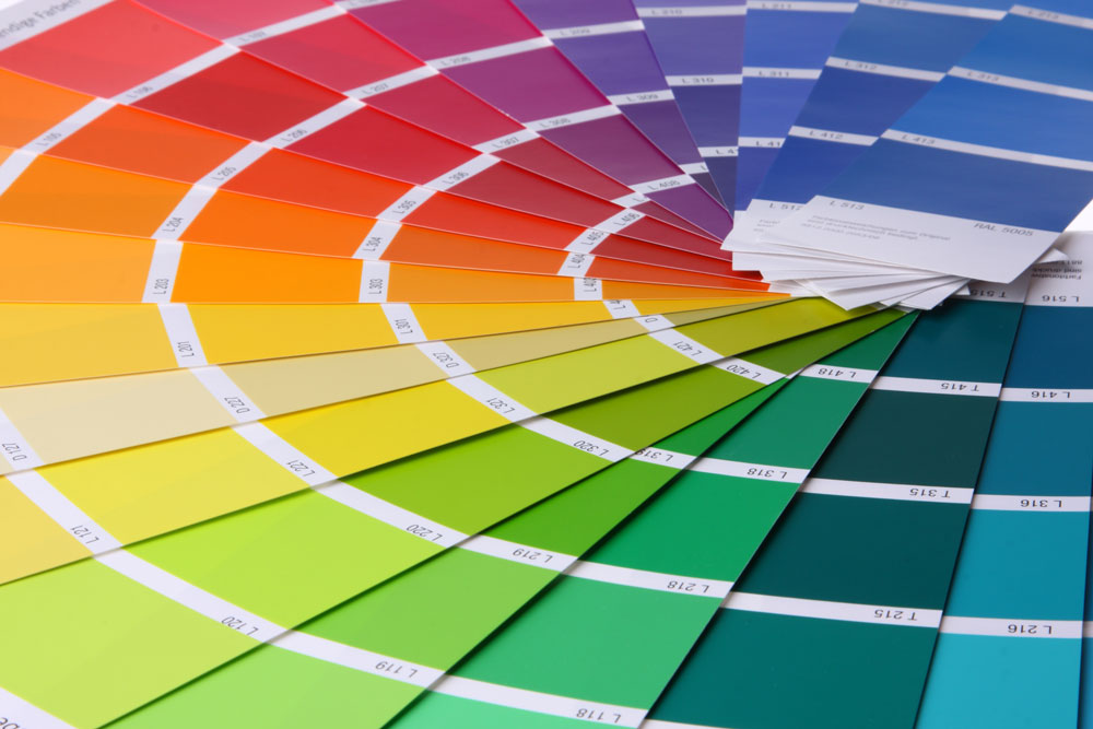 Die Offset: Farbpalette für Printprodukte